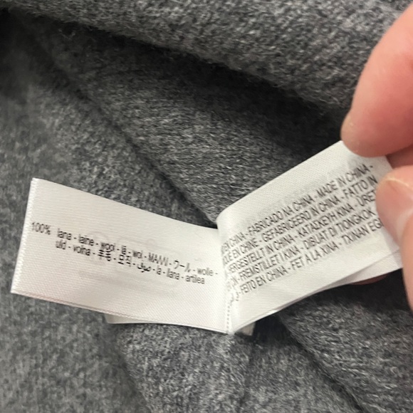 Zara Men's 100% Wool Knit Overshirt Cardigan - Size XL - Picture 6 of 6